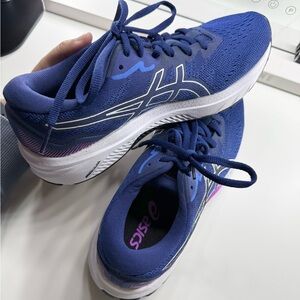 ASICS GT-1000 Dark Blue/White Athletic Shoes